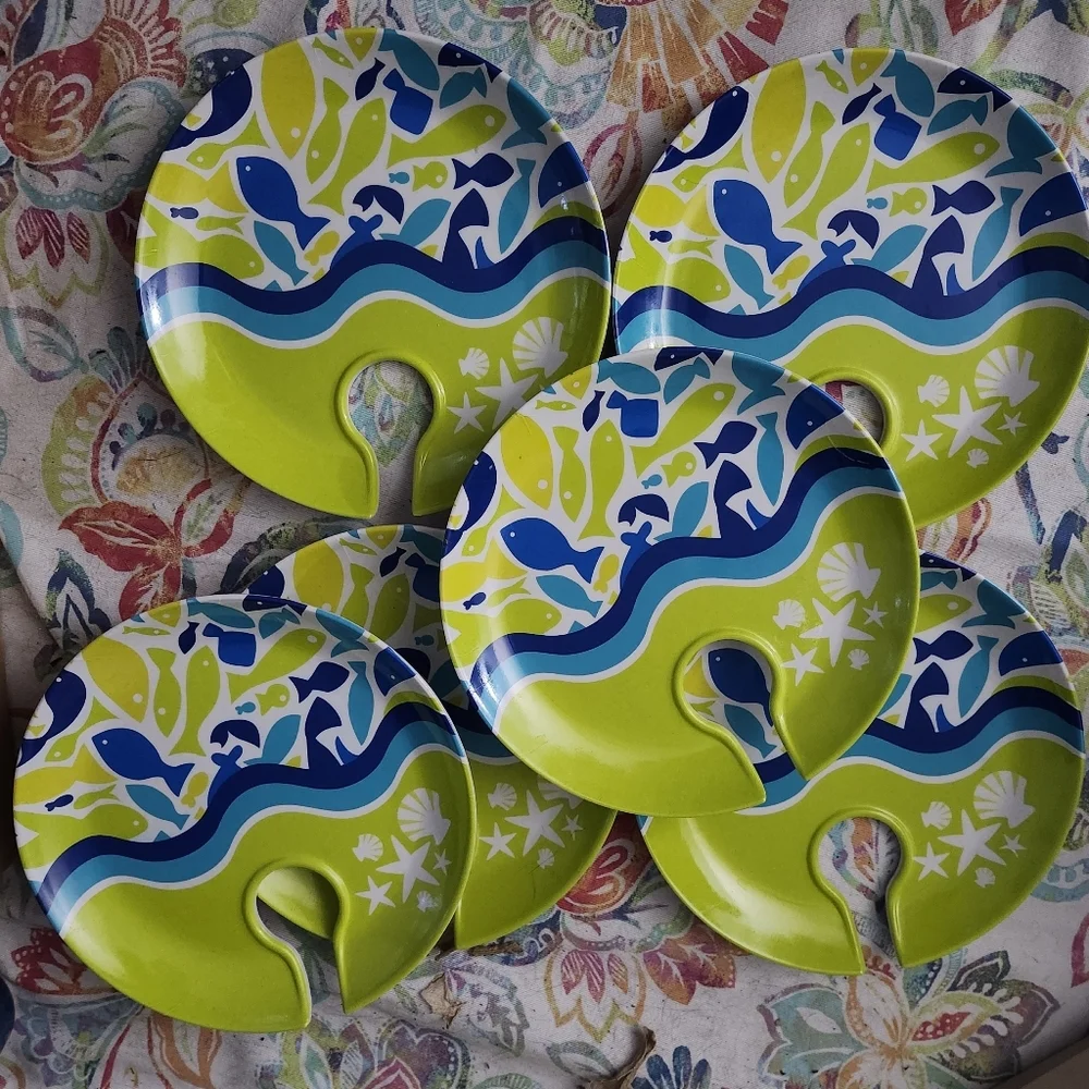 Evergreen Earth Aware colorful plate